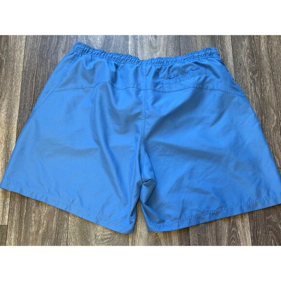 MENS PLUS SIZE MESH LINING SWIM SHORTS TRUNKS XXL BLUE 3 POCKETS LIGHTWEIGHT - Picture 4 of 7
